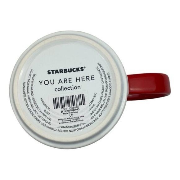 STARBUCKS NETHERLANDS Holiday Christmas You Are Here Series Coffee Tea Mug 14 oz - Picture 9 of 9